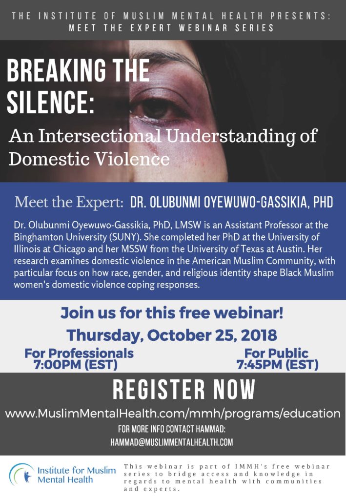Breaking the Silence - An Intersectional Understanding of Domestic Violence (10_2018)