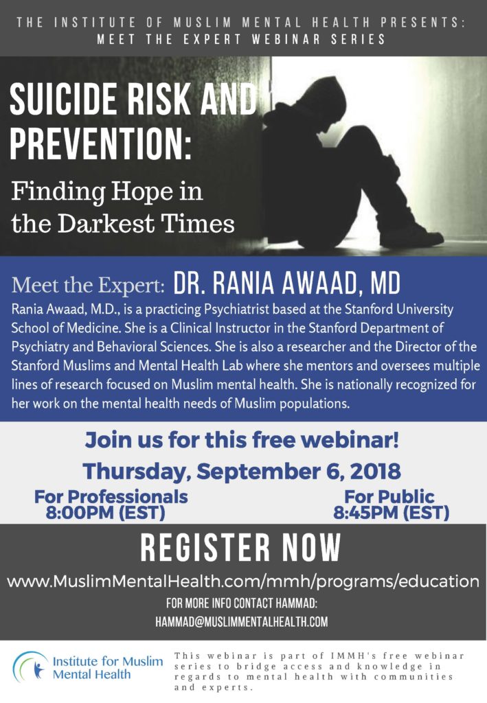 Suicide Risk and Prevention - Finding Hope in the Darkest Times (9_2018)