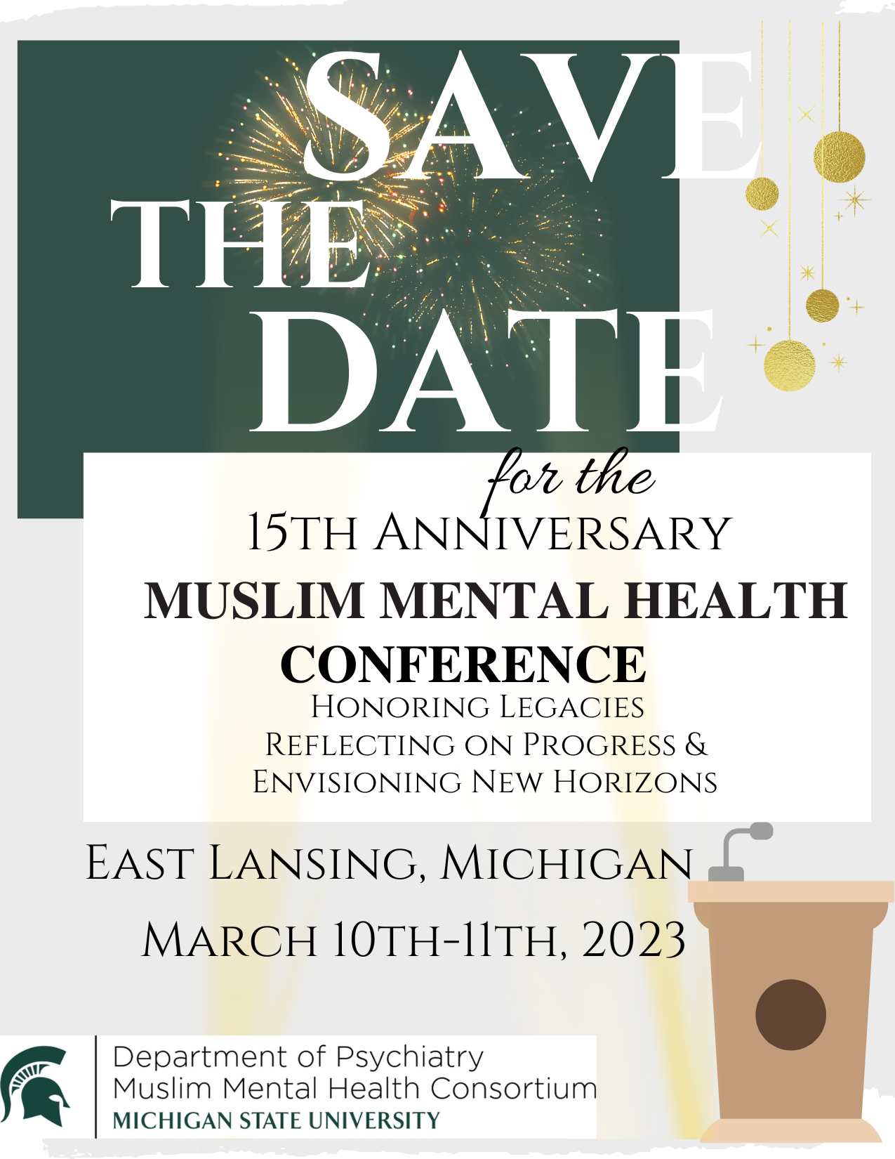 Muslim Mental Health Conference March 1011, 2023! Institute for