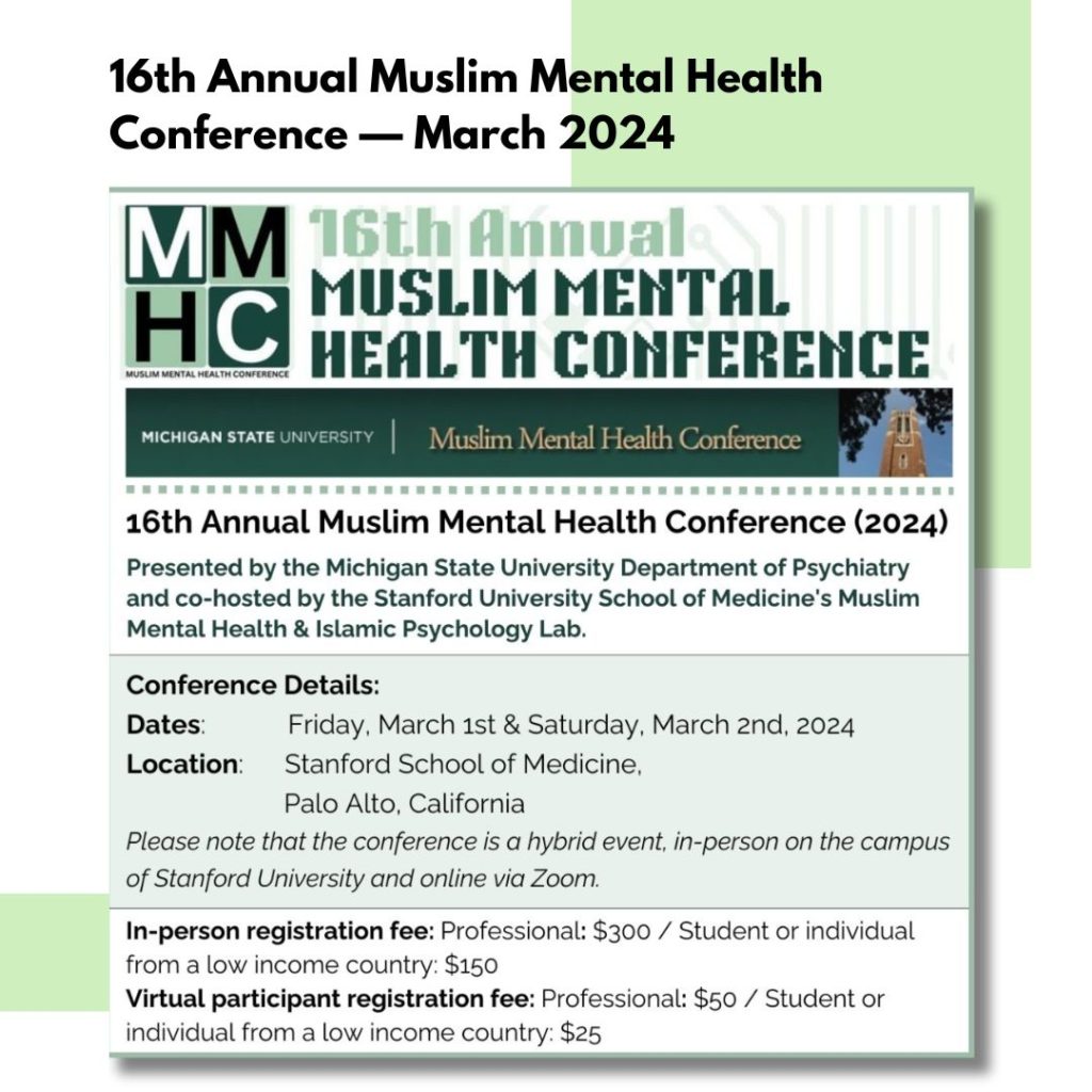 Homepage Institute for Muslim Mental Health